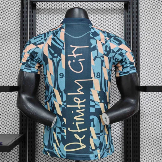 Maillot Manchester City Blue Retro Style Special Edition Shirt 24-25