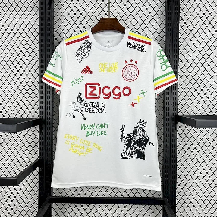 Ajax Amsterdam Bob Marley maillot foot 2025 2026
