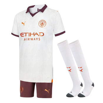 KITS ENFANT/JUNIOR MANCHESTER CITY EXTERIEUR 2023/2024