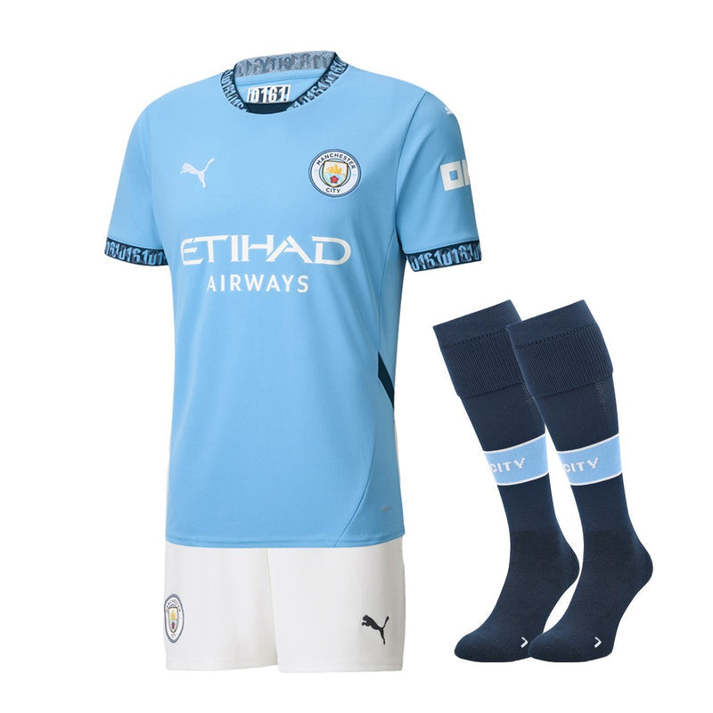 KITS ENFANT/ JUNIOR MANCHESTER CITY DOMICILE 2024-2025