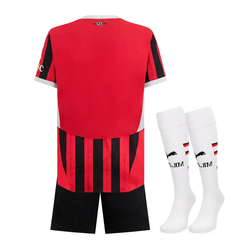 KITS ENFANT/ JUNIOR AC MILAN DOMICILE 2024/2025