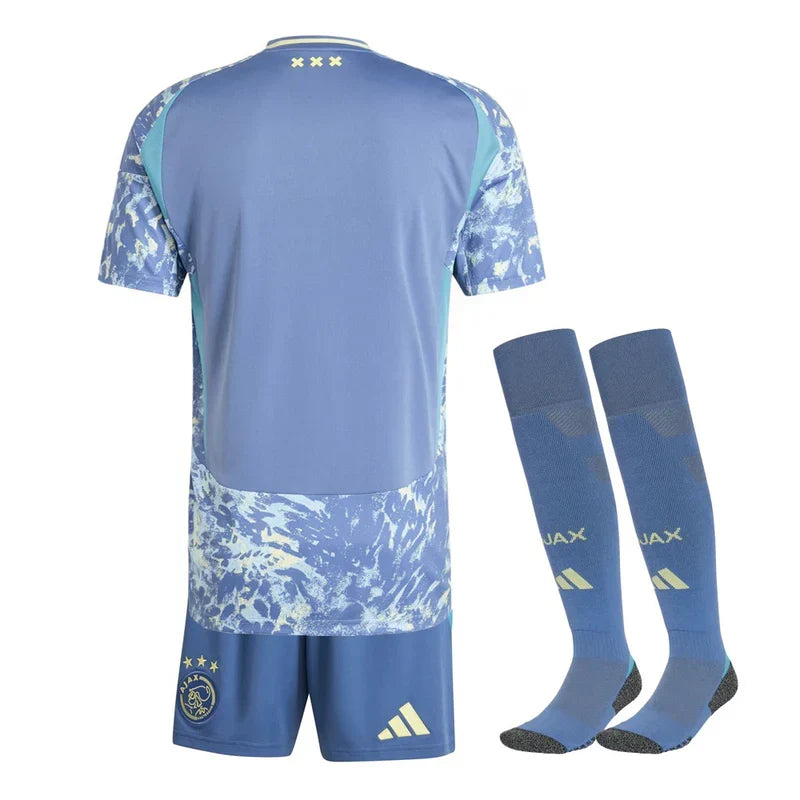 KITS ENFANT/ JUNIOR AJAX AMSTERDAM EXTÉRIEUR 2024/2025