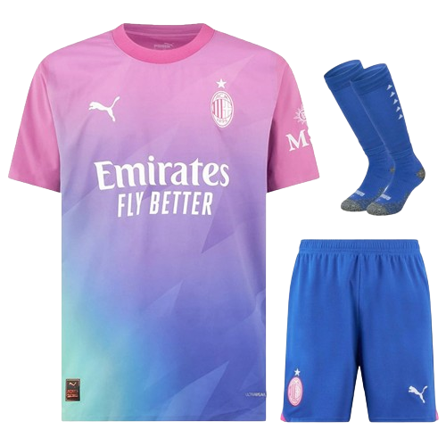 KITS ENFANT/JUNIOR AC MILAN THIRD 2023/2024