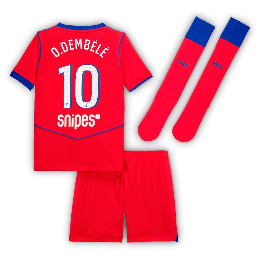 Kit Enfant PSG Rouge Third 2025 2026