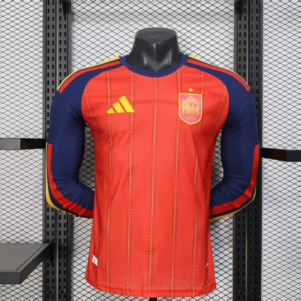 Espagne DOM Coupe du monde 2026 Player Version Long sleeve