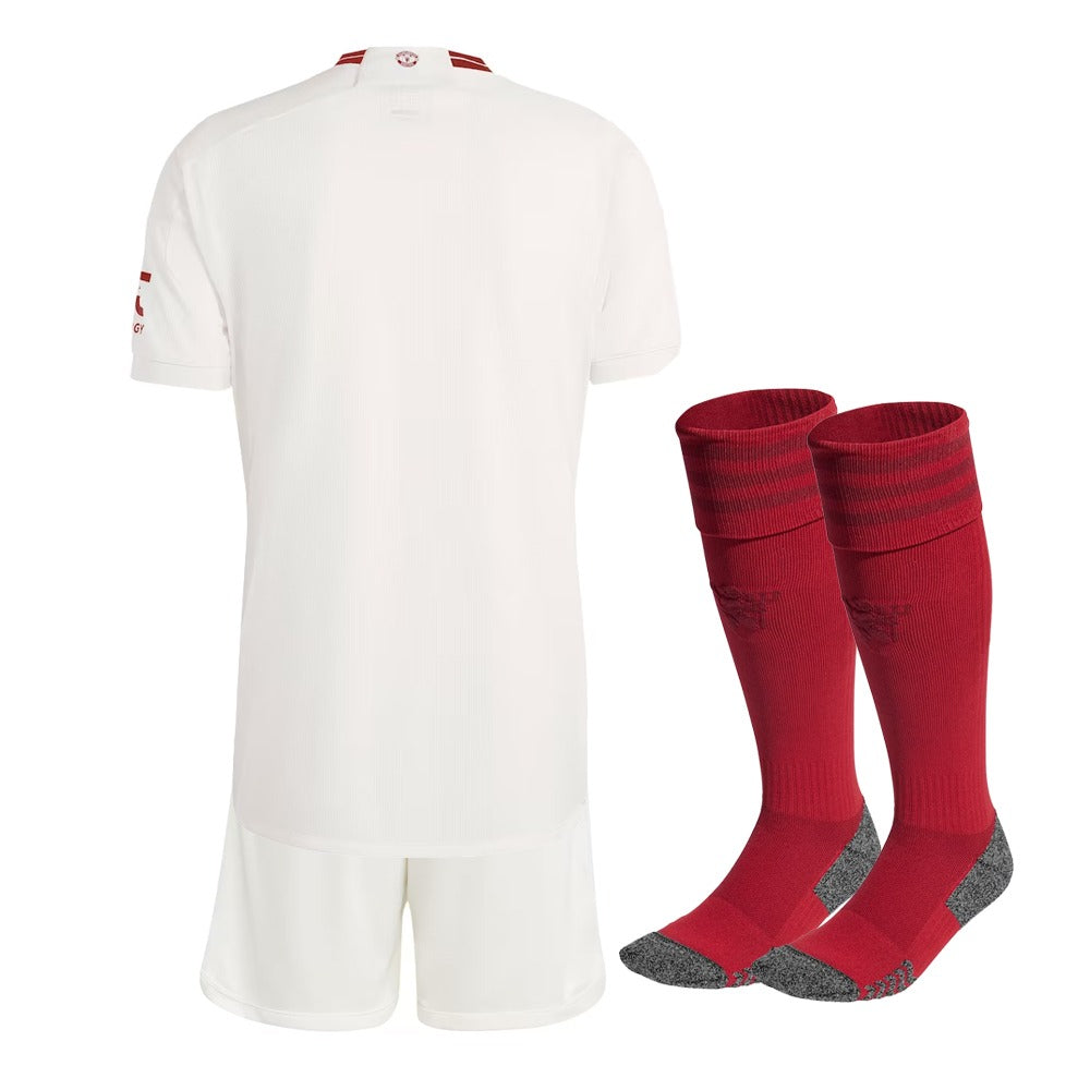 KITS ENFANT/JUNIOR MANCHESTER UNITED EXTERIEUR 2023/2024