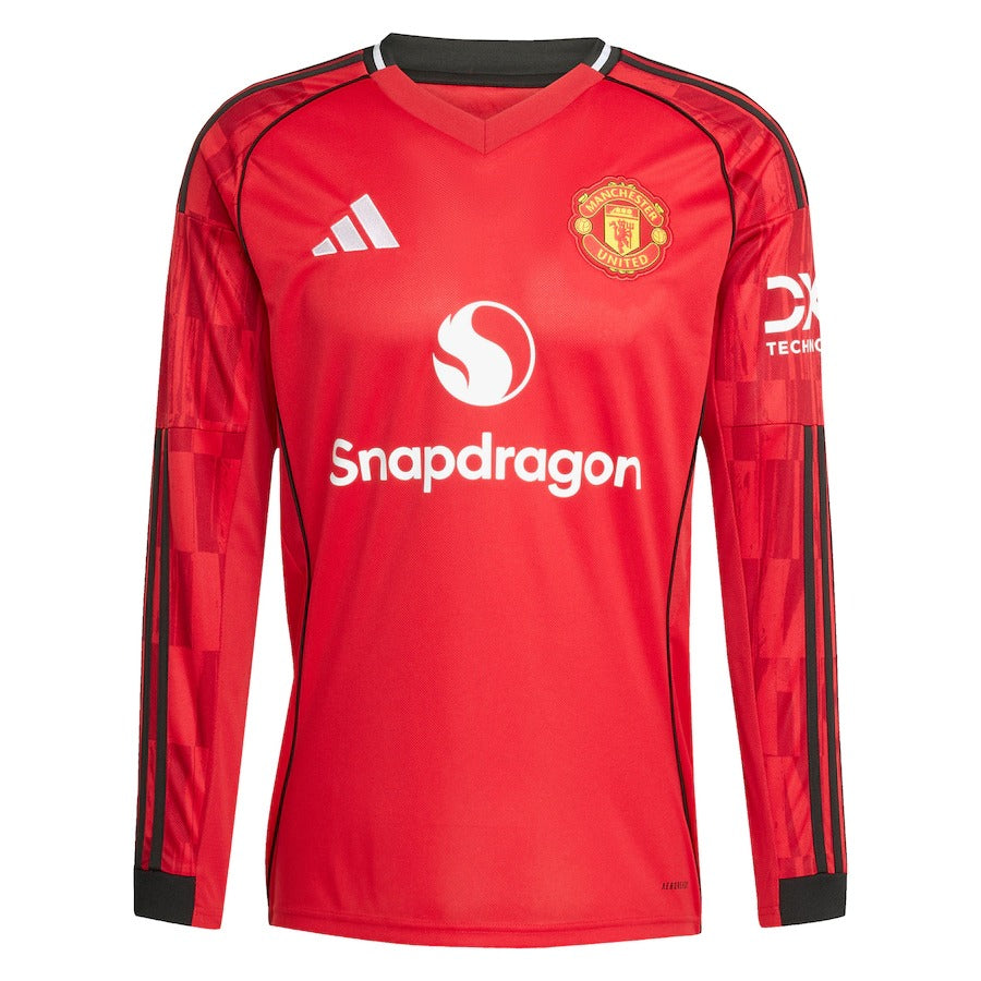 MAILLOT MANCHESTER UNITED DOMICILE MANCHES LONGUES 2025/2026