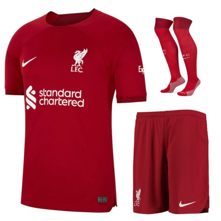 MAILLOT ENFANT/JUNIOR LIVERPOOL DOMICILE 2022/2023