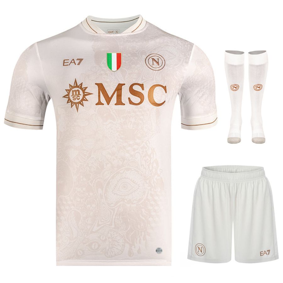 Maillot Kit Enfant Naples Exterieur 2025-2026