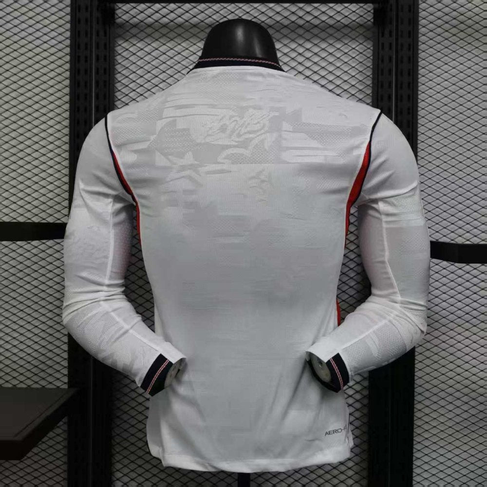 Angleterre DOM Coupe du monde Player version Long Sleeve 2026