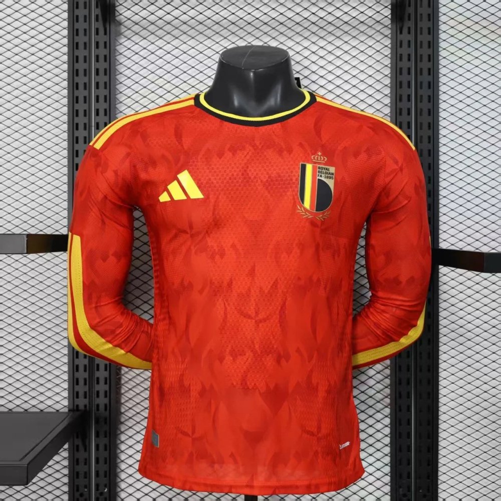 Belgique DOM Coupe du monde 2026 Player Version Long sleeve