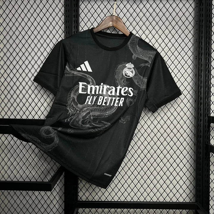 Maillot Real Madrid foot 2024 2025 Noir
